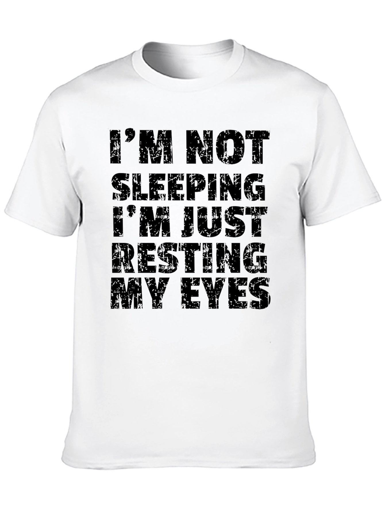 Funny Resting Eyes Graphic T-Shirt