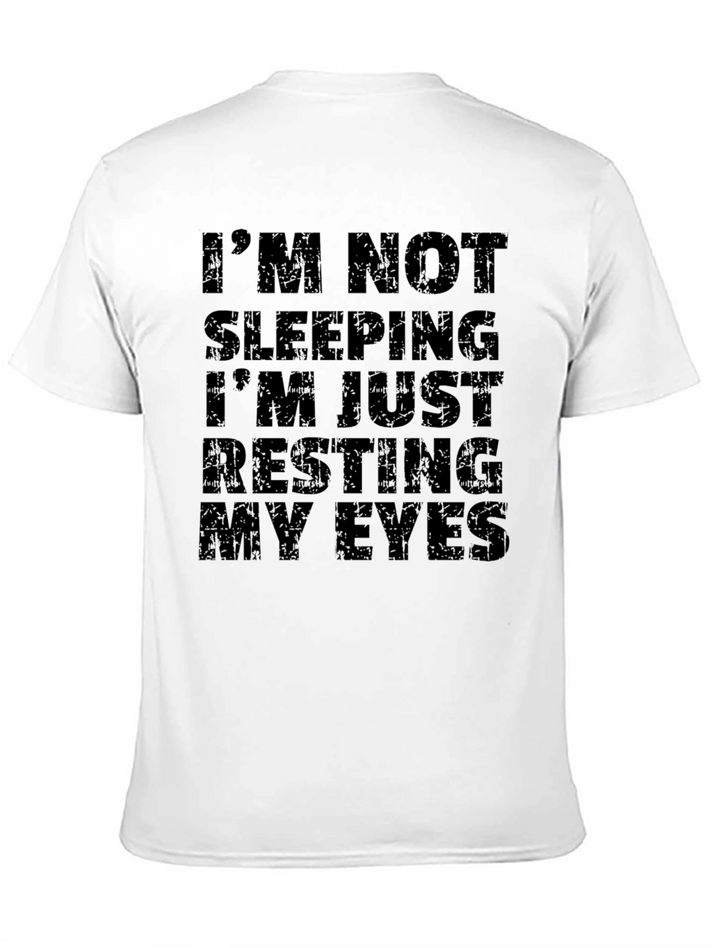 Funny Resting Eyes Graphic T-Shirt