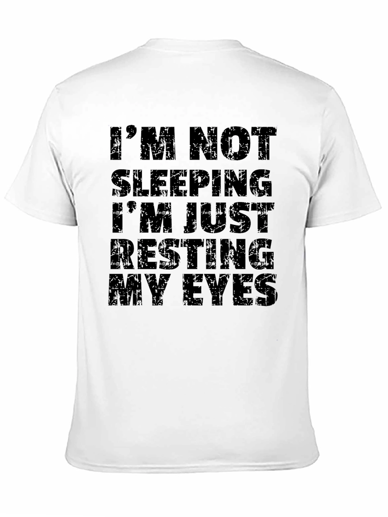 Funny Resting Eyes Graphic T-Shirt