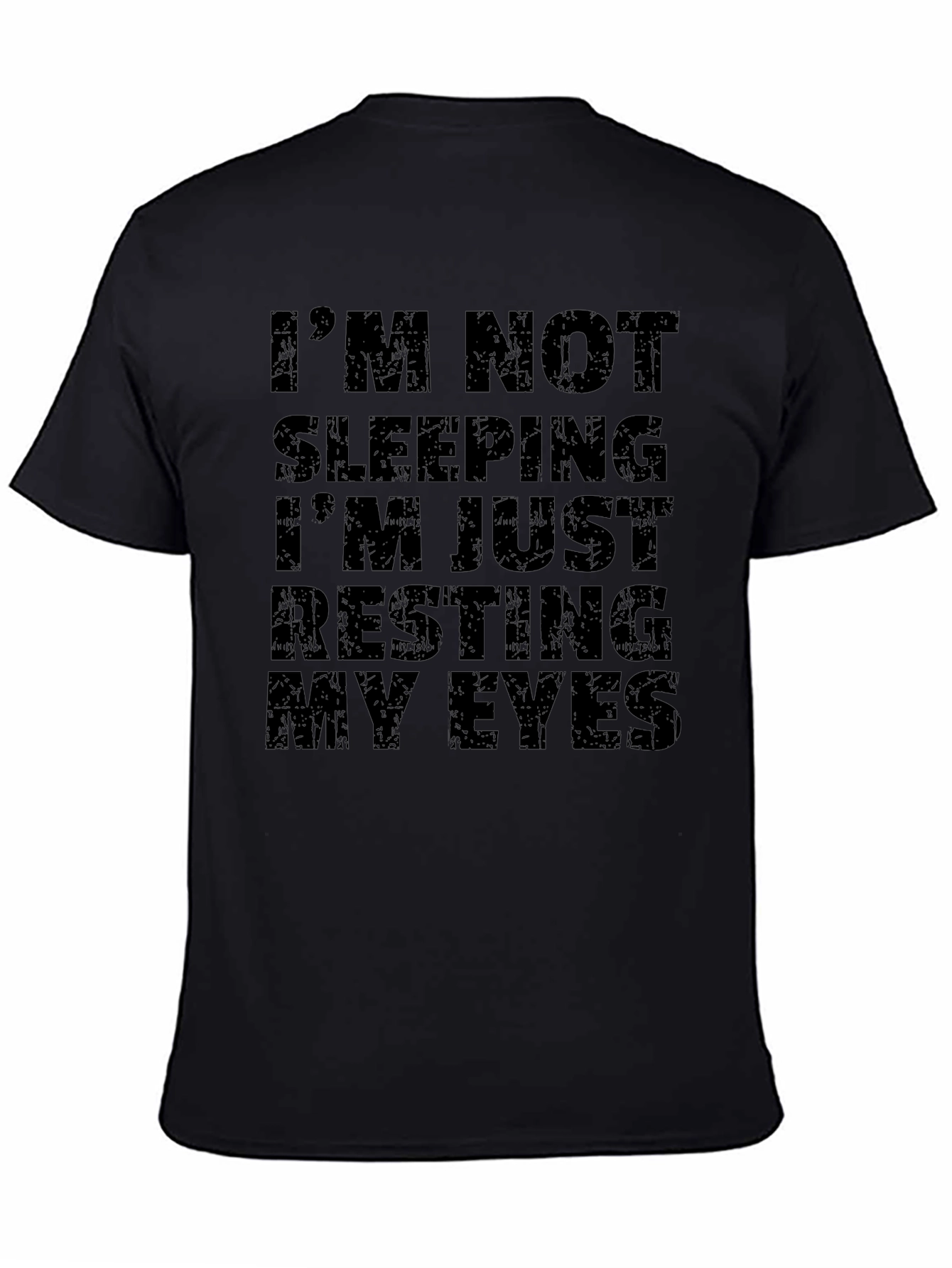 Funny Resting Eyes Graphic T-Shirt