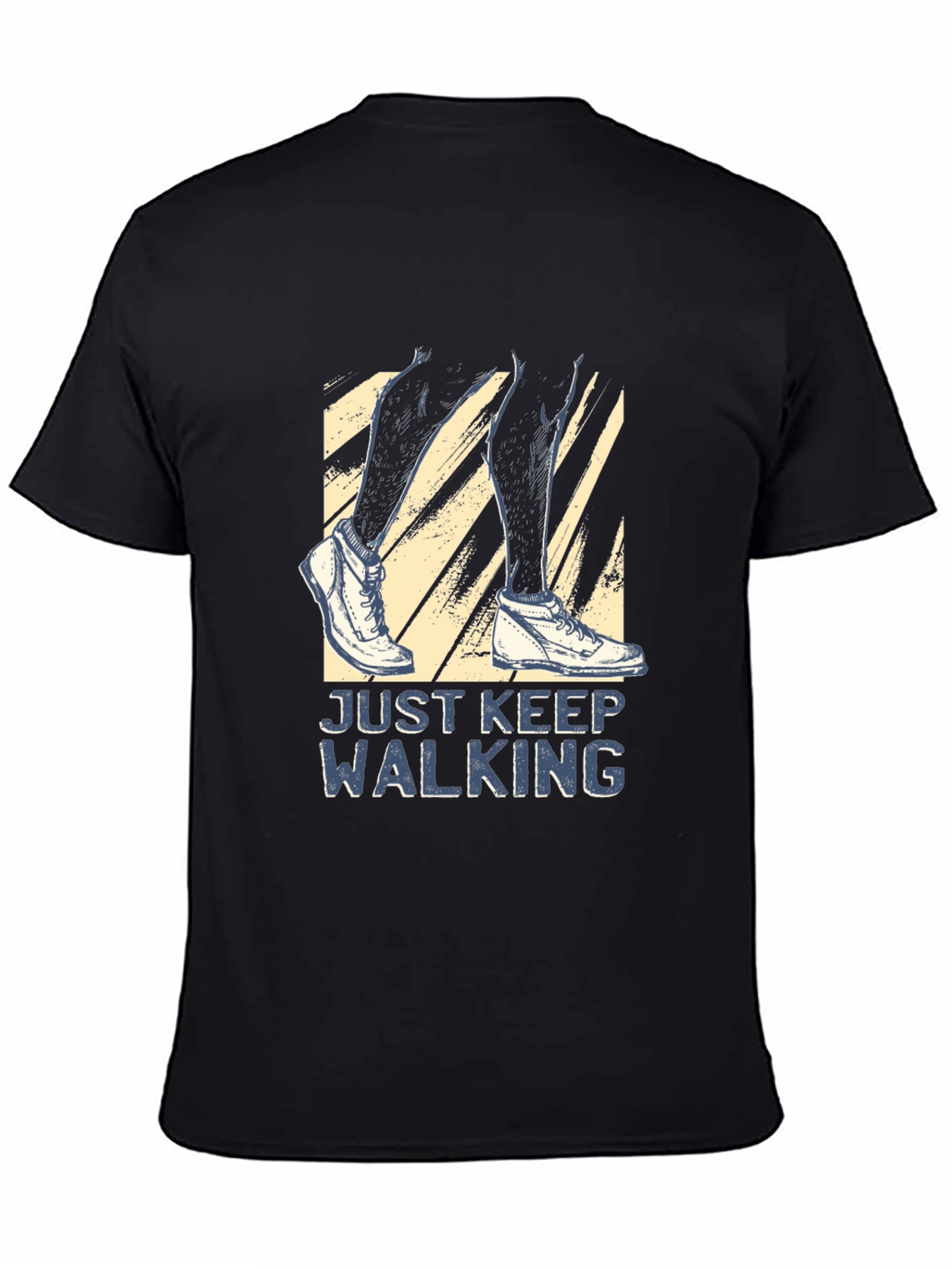 Just Keep Walking T-Shirt - Motivational Tee