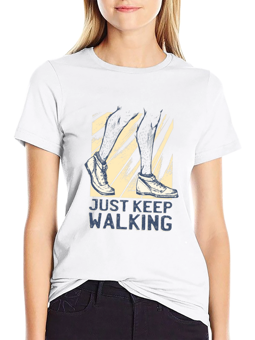 Just Keep Walking T-Shirt - Motivational Tee