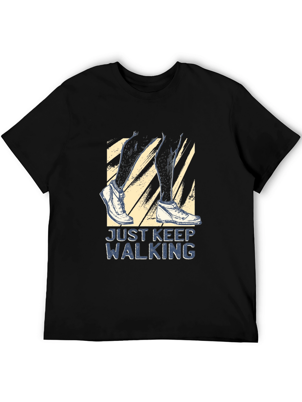 Just Keep Walking T-Shirt - Motivational Tee