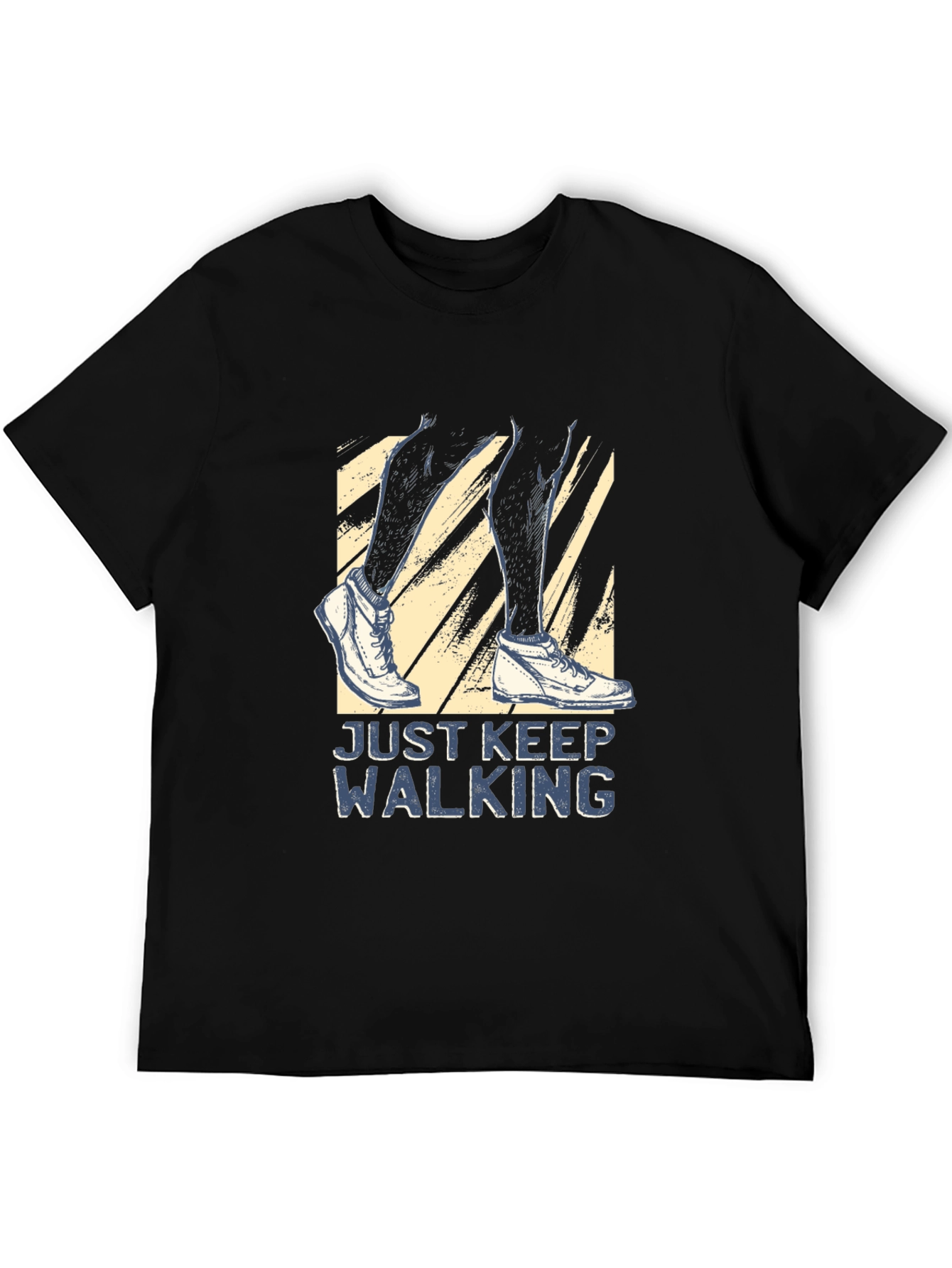 Just Keep Walking T-Shirt - Motivational Tee