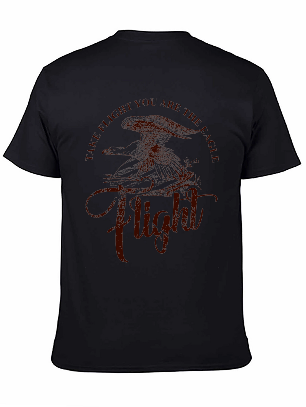 Eagle Flight Graphic Tee - Black