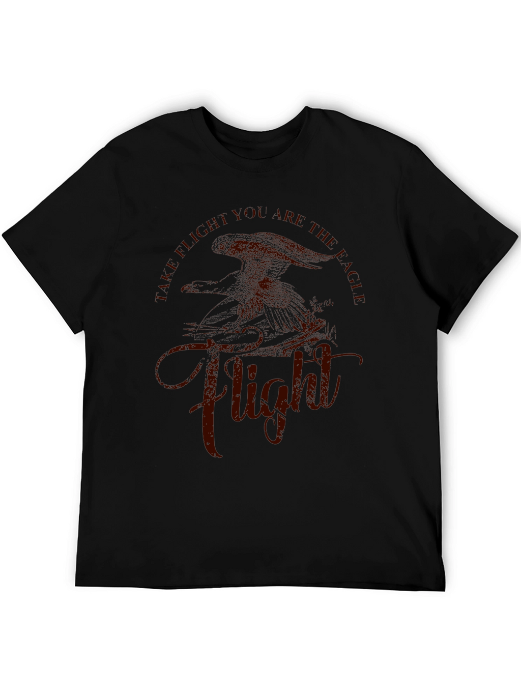 Eagle Flight Graphic Tee - Black