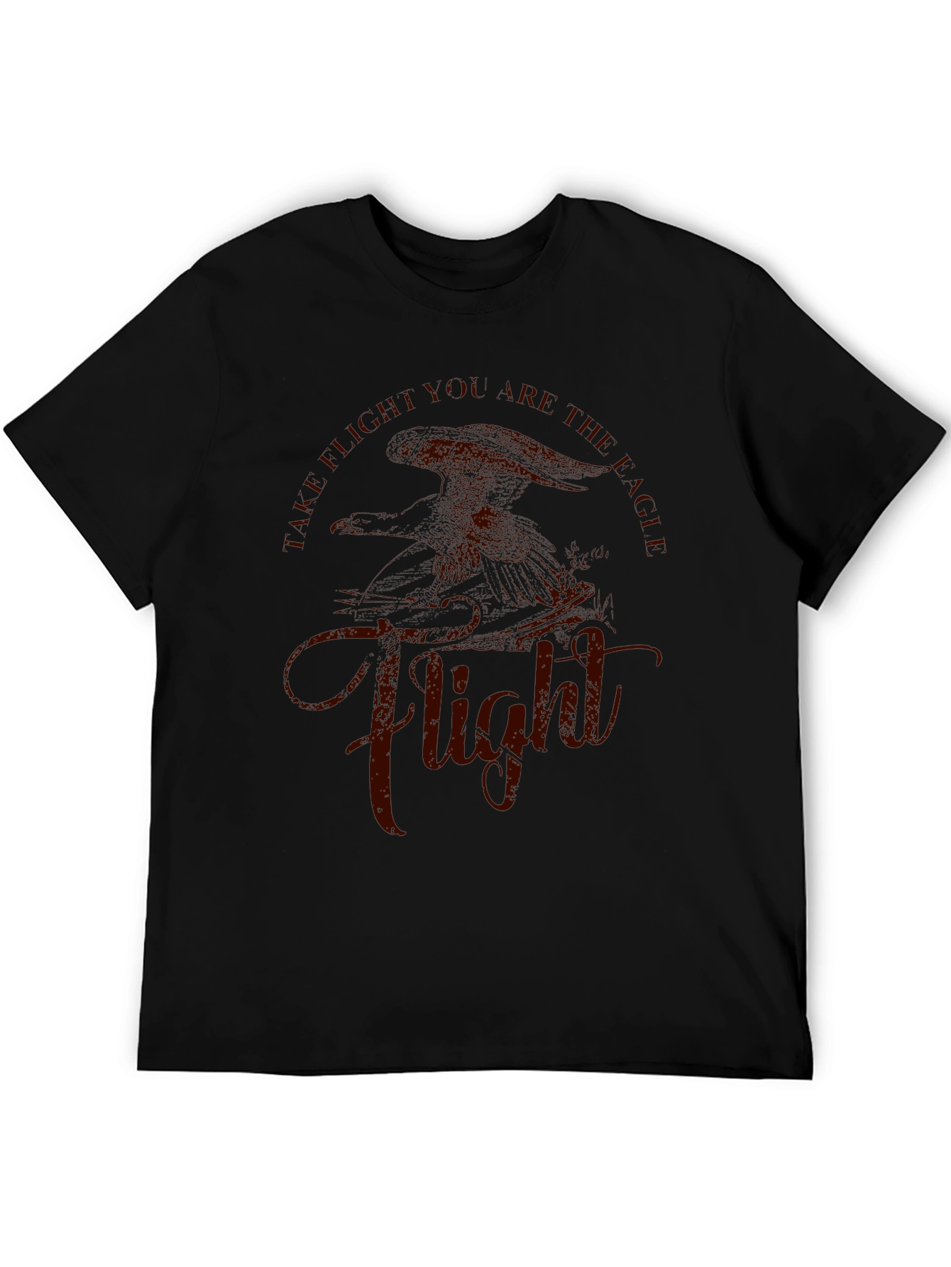 Eagle Flight Graphic Tee - Black