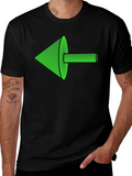 Green Arrow Graphic Tee - Modern Style