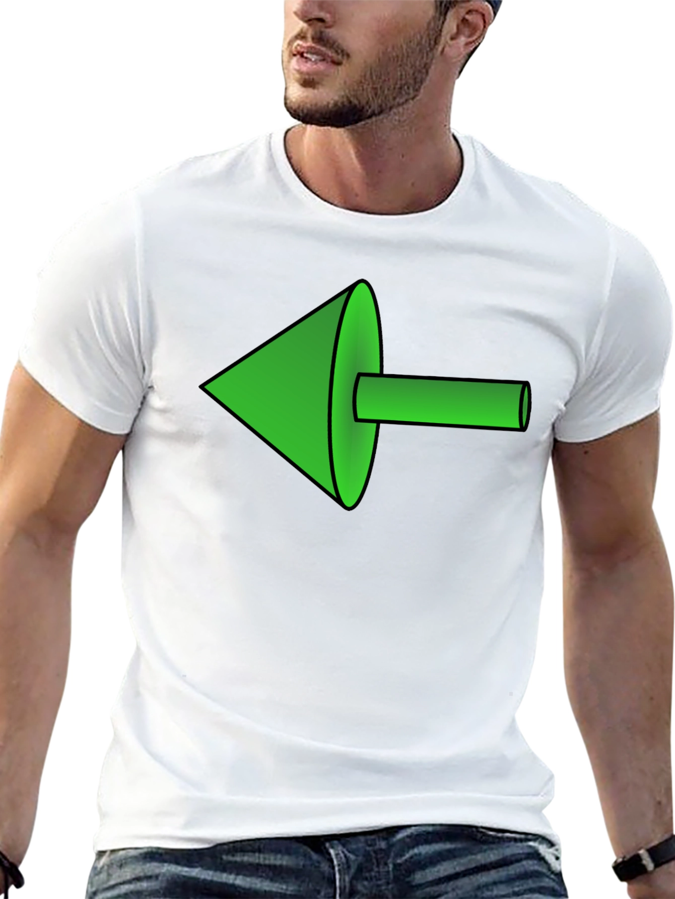 Green Arrow Graphic Tee - Modern Style