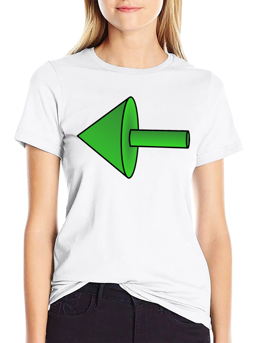 Green Arrow Graphic Tee - Modern Style