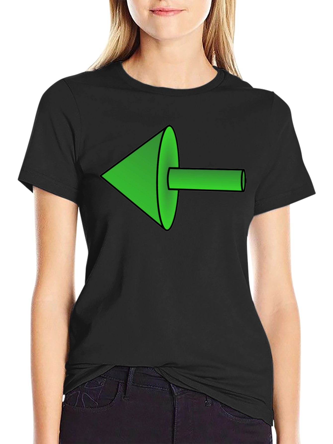 Green Arrow Graphic Tee - Modern Style