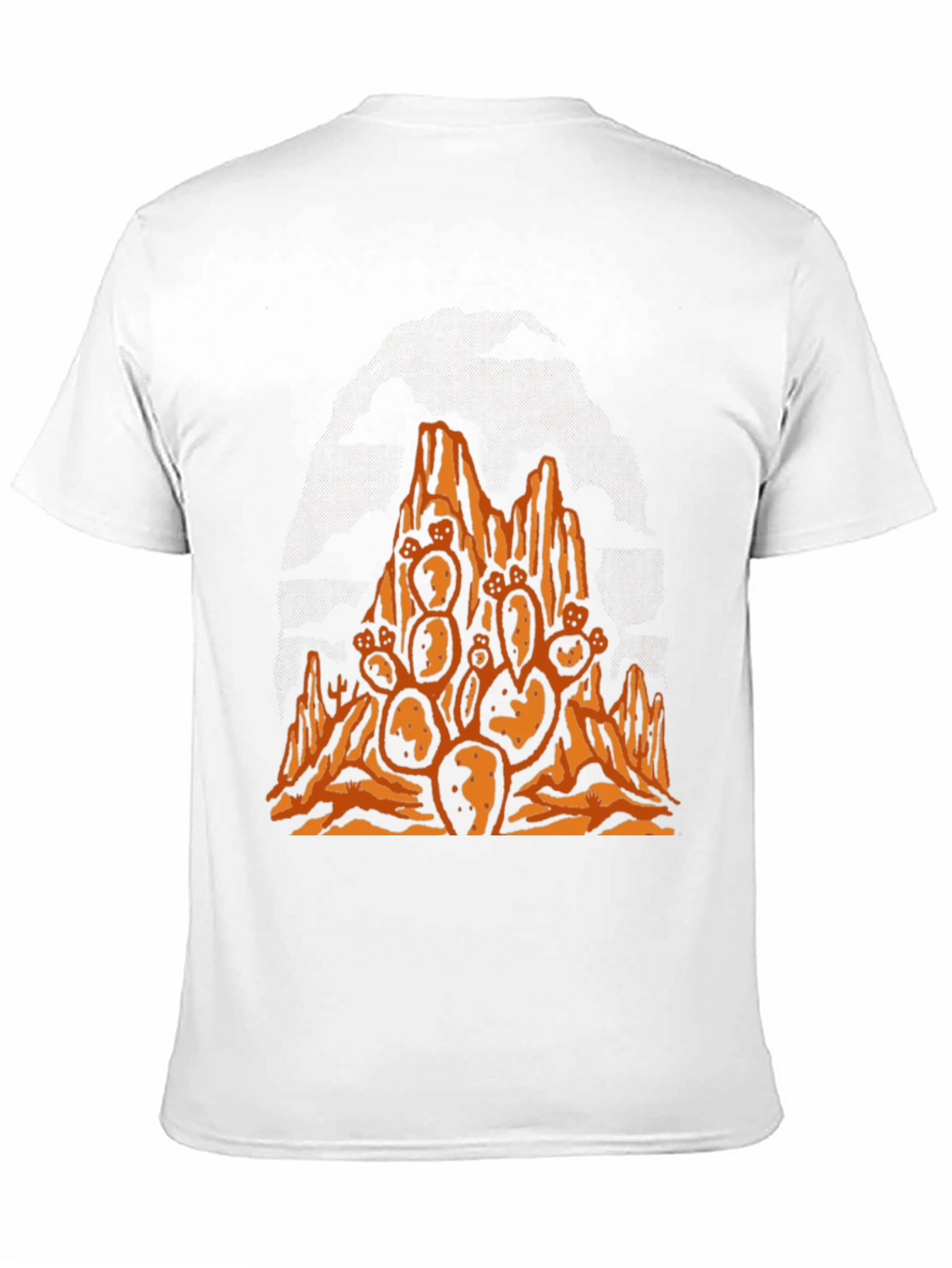 Desert Cactus Black T-Shirt