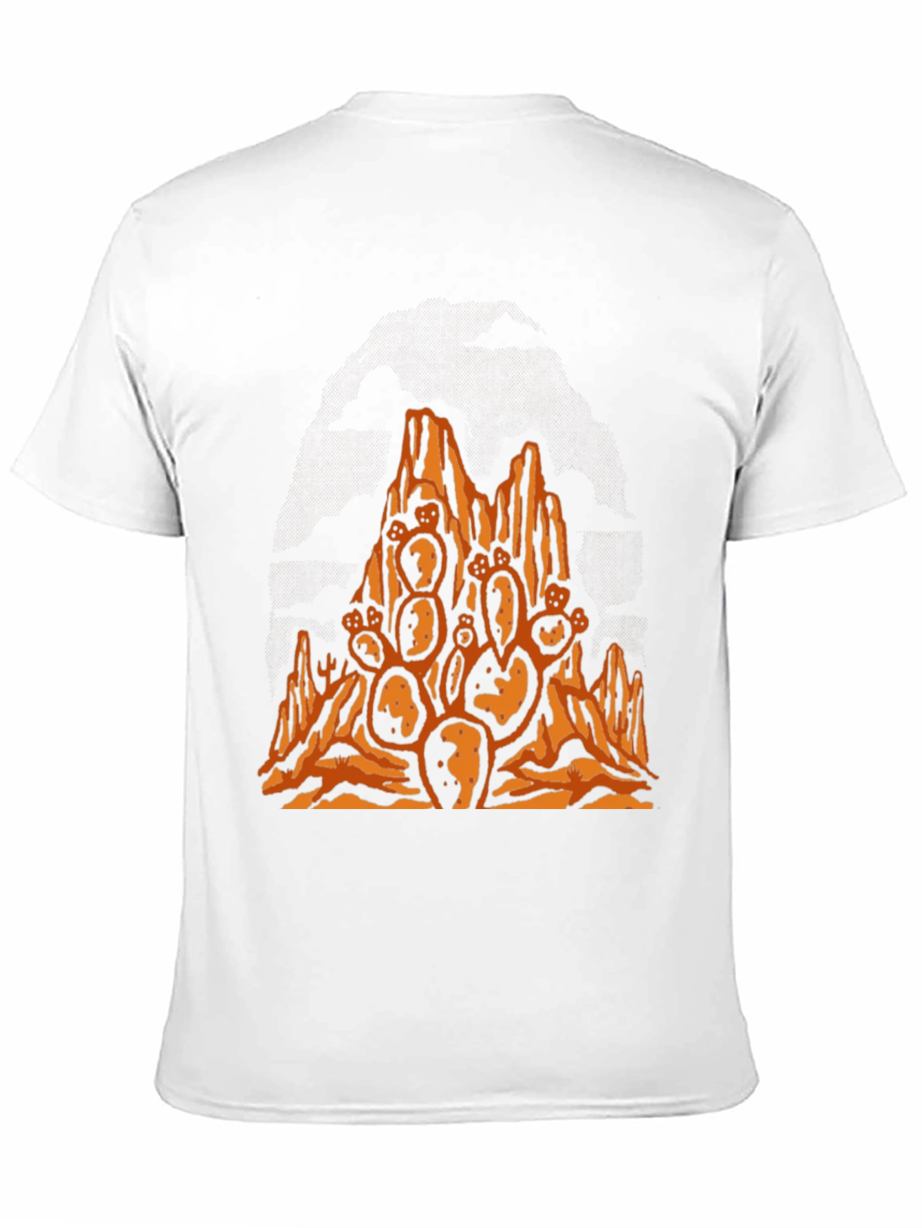 Desert Cactus Black T-Shirt