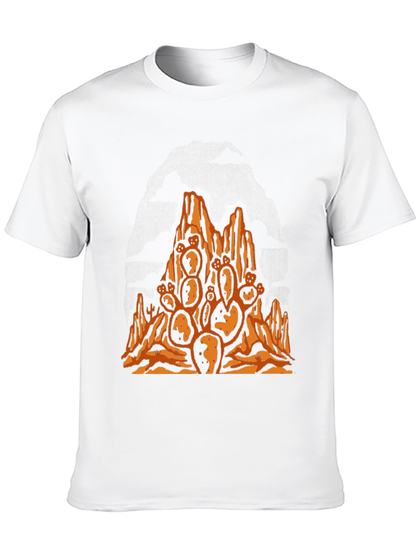 Desert Cactus Black T-Shirt