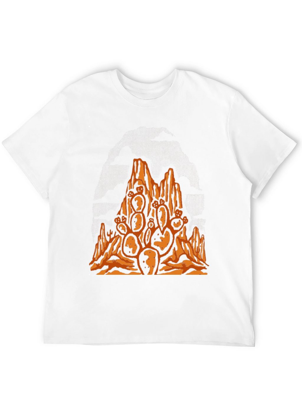 Desert Cactus Black T-Shirt