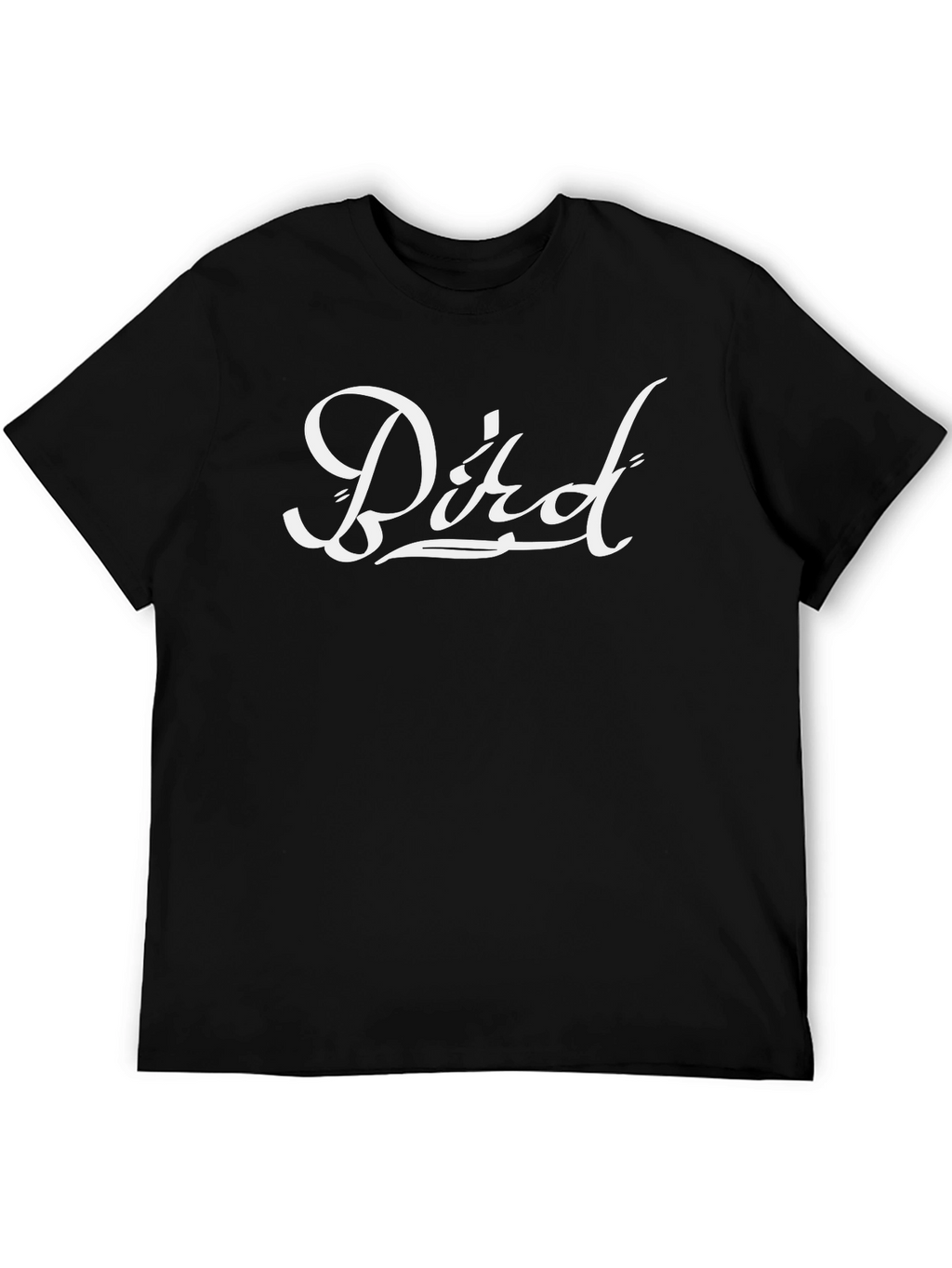 Black Bird Script T-Shirt