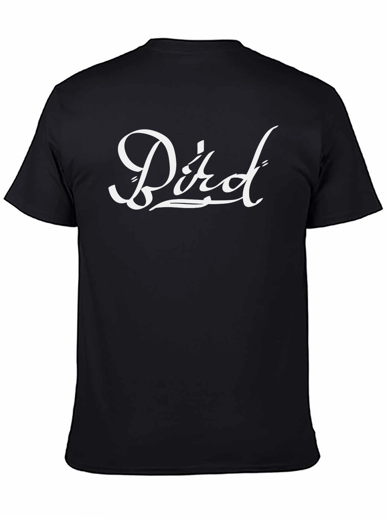 Black Bird Script T-Shirt