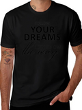 Follow Your Dreams Graphic Tee - Black