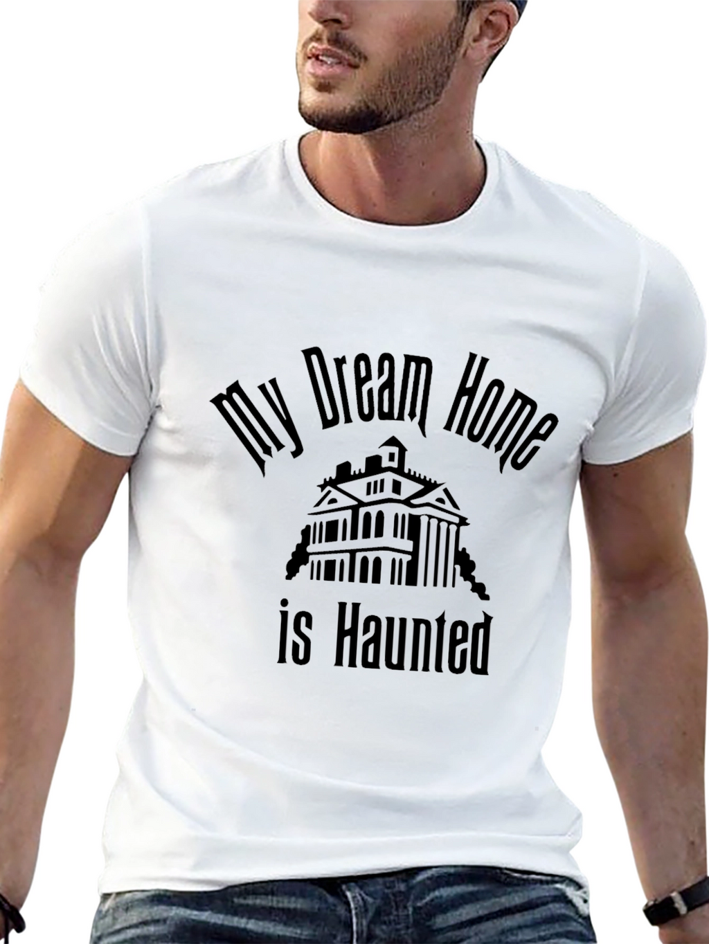 Haunted Home Graphic T-Shirt
