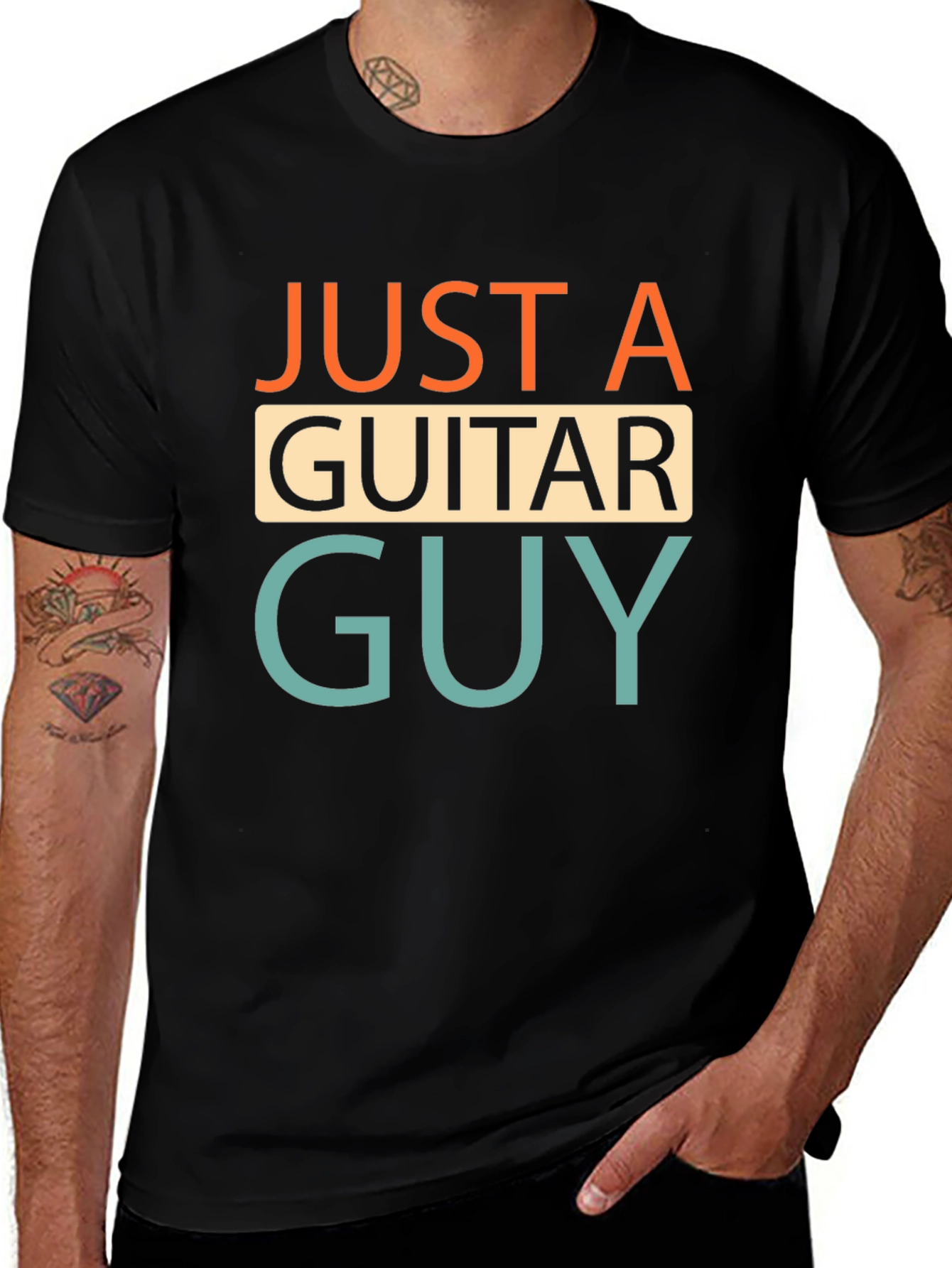 Just a Guitar Guy T-Shirt - Musician Apparel