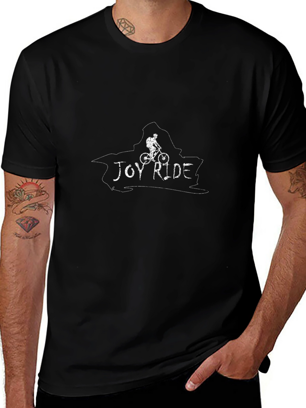 Joy Ride Black Graphic T-Shirt