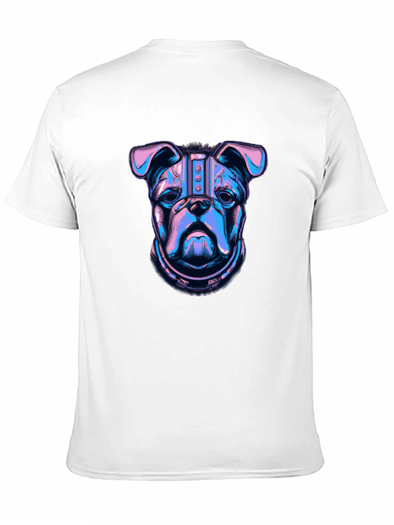 Cyberpunk Bulldog Graphic T-Shirt