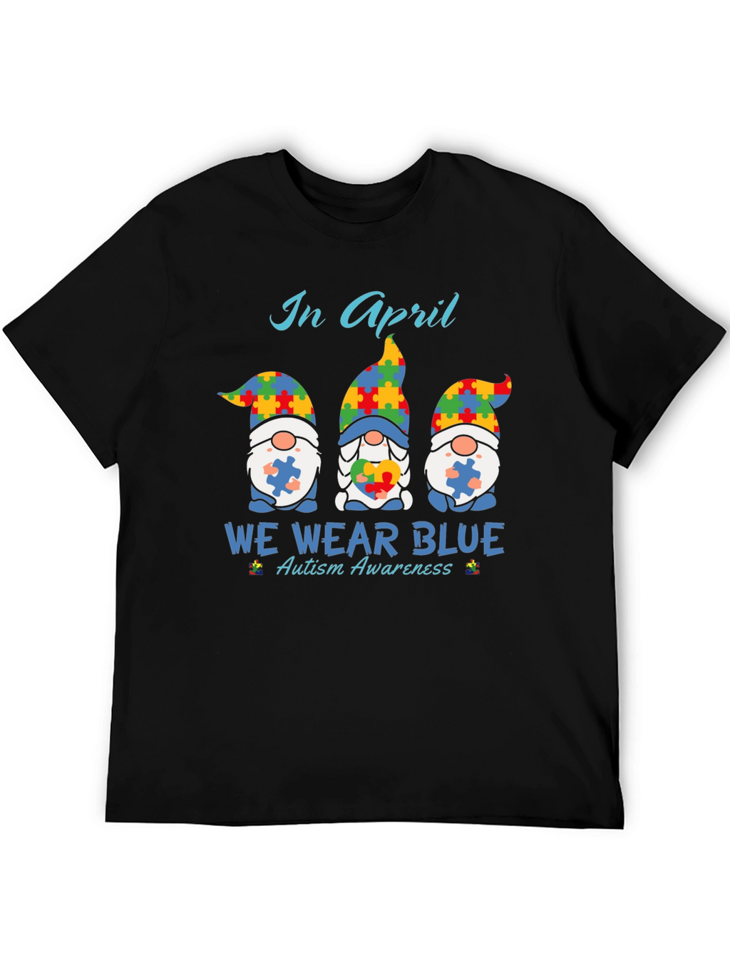 Autism Awareness Gnome T-Shirt