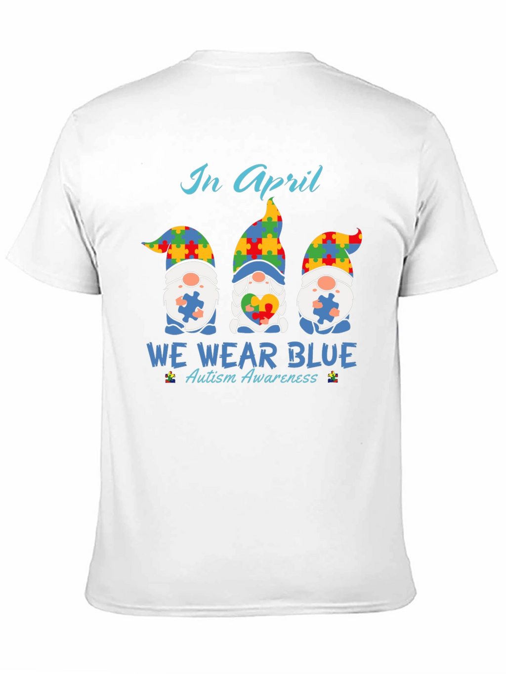 Autism Awareness Gnome T-Shirt
