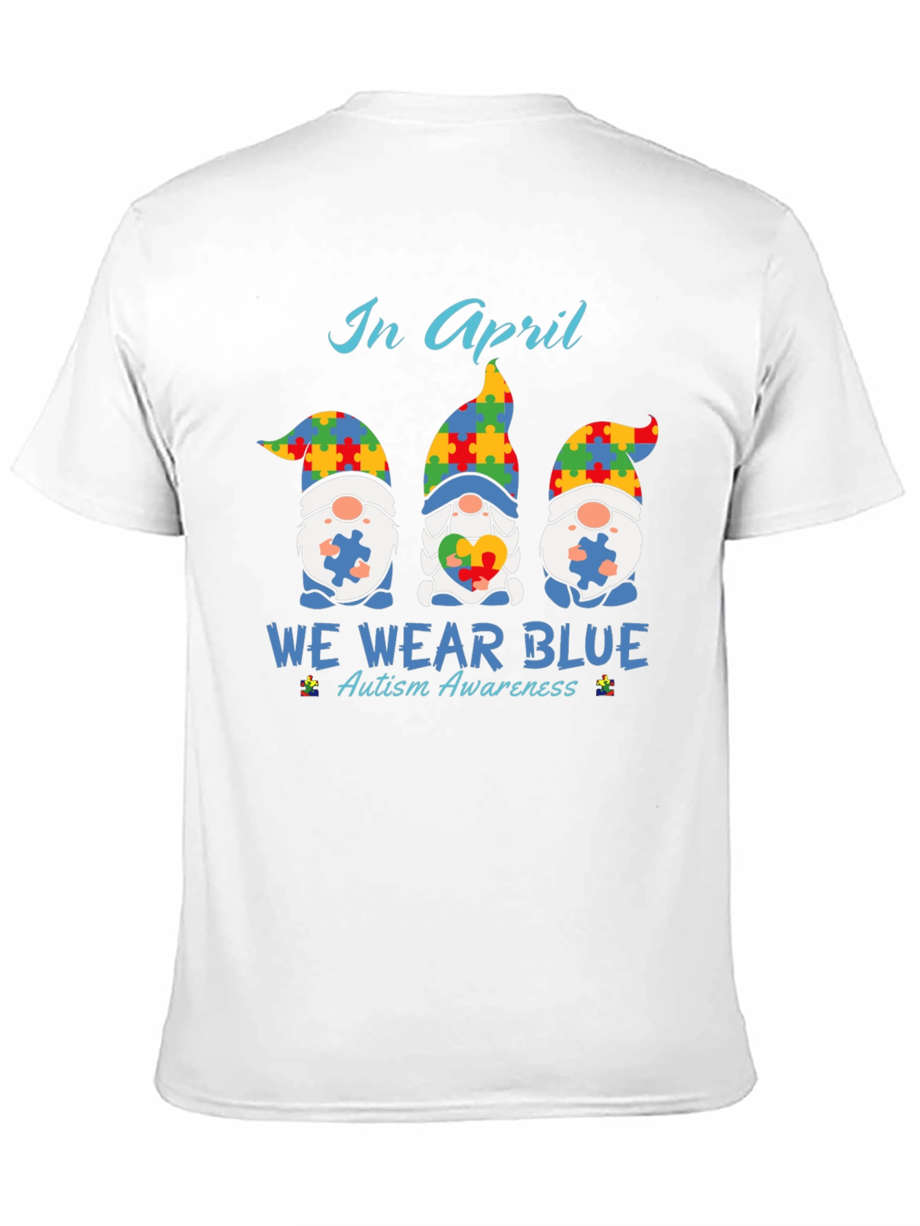 Autism Awareness Gnome T-Shirt