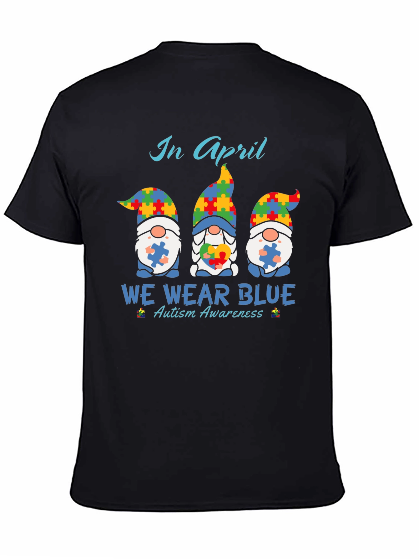 Autism Awareness Gnome T-Shirt