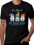 Autism Awareness Gnome T-Shirt