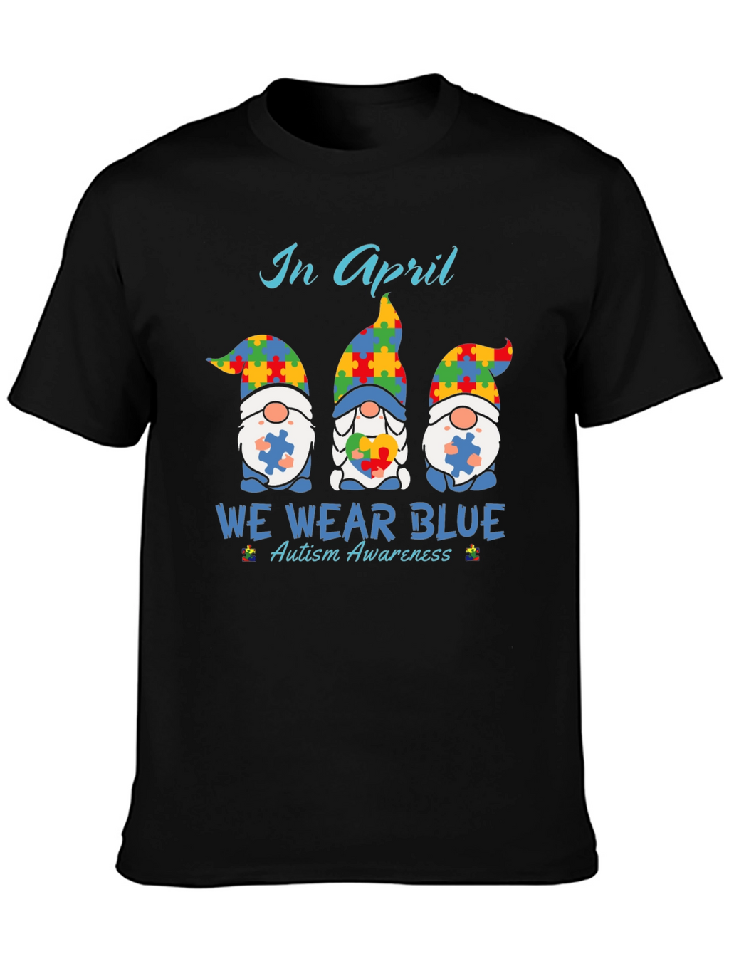 Autism Awareness Gnome T-Shirt