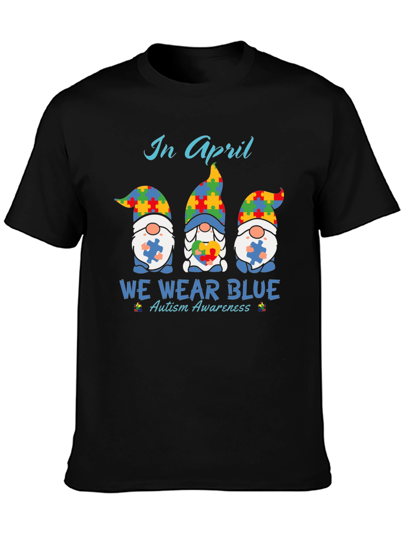 Autism Awareness Gnome T-Shirt