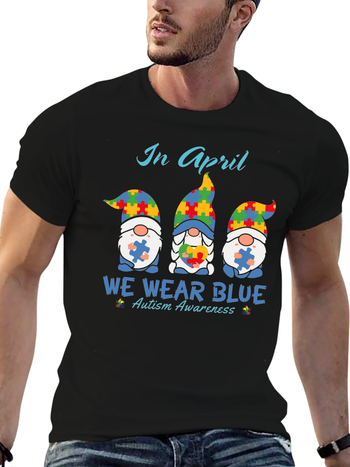Autism Awareness Gnome T-Shirt