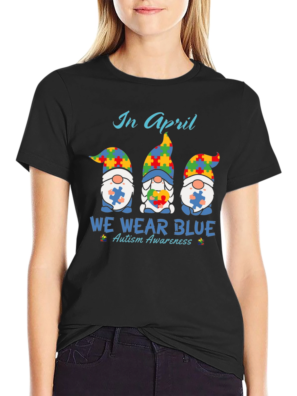 Autism Awareness Gnome T-Shirt