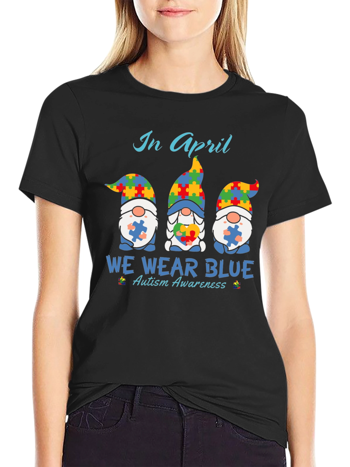 Autism Awareness Gnome T-Shirt
