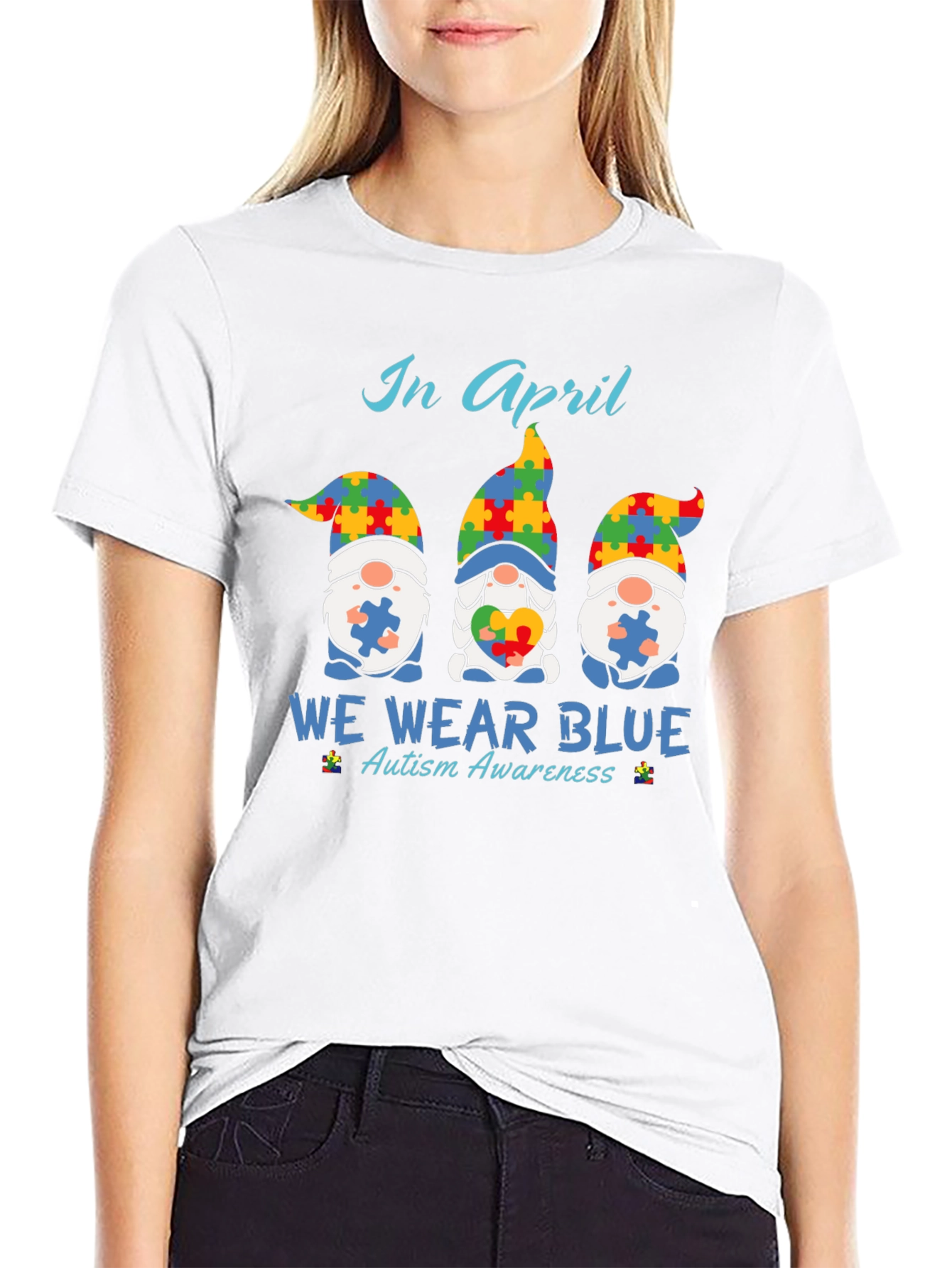 Autism Awareness Gnome T-Shirt