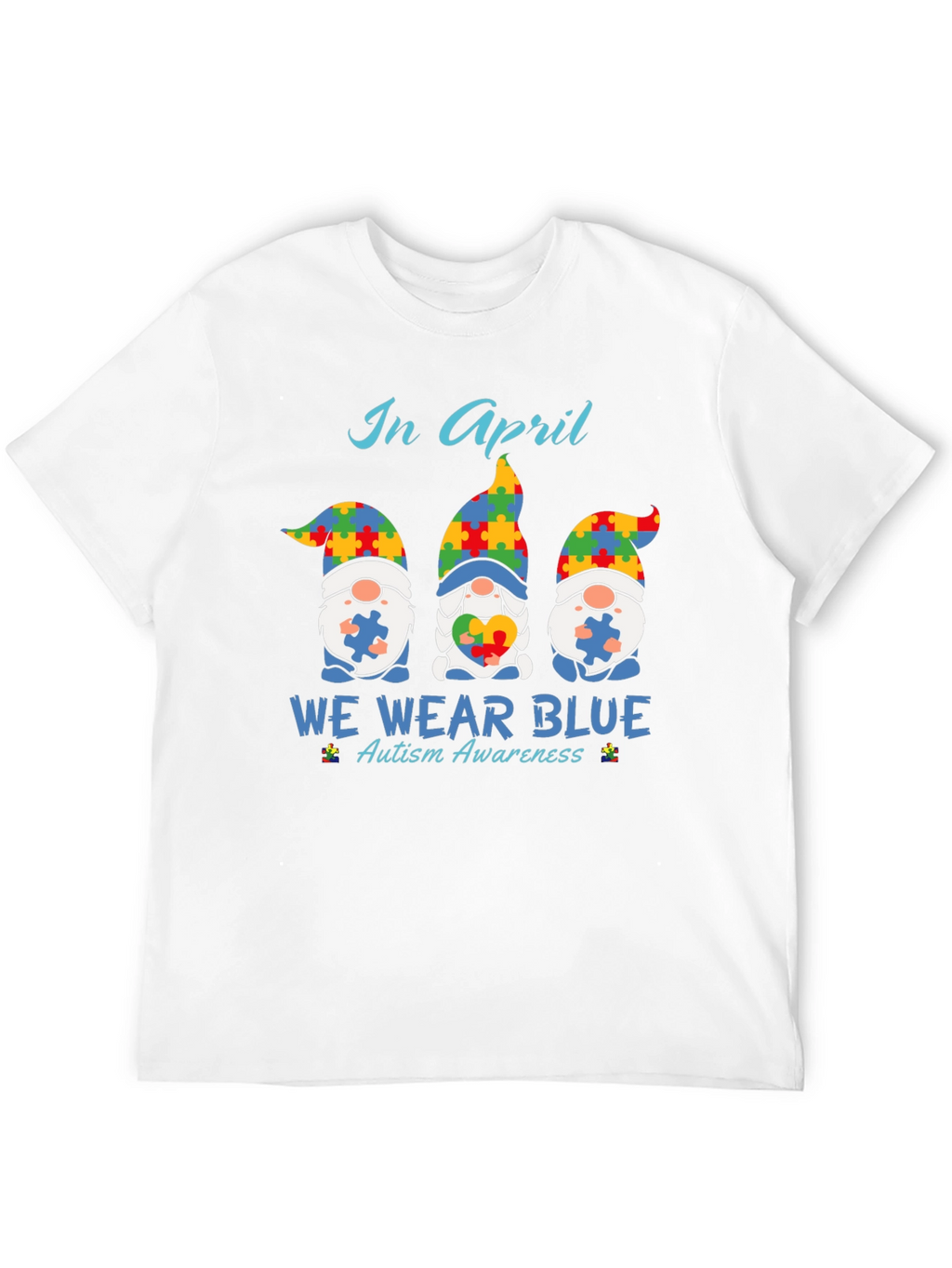 Autism Awareness Gnome T-Shirt