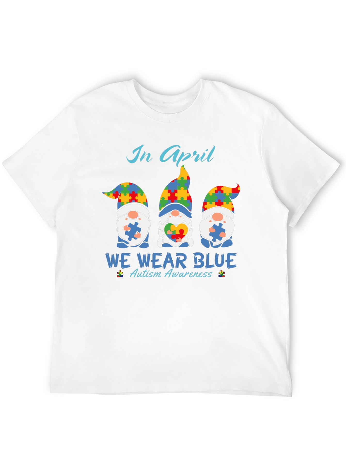 Autism Awareness Gnome T-Shirt