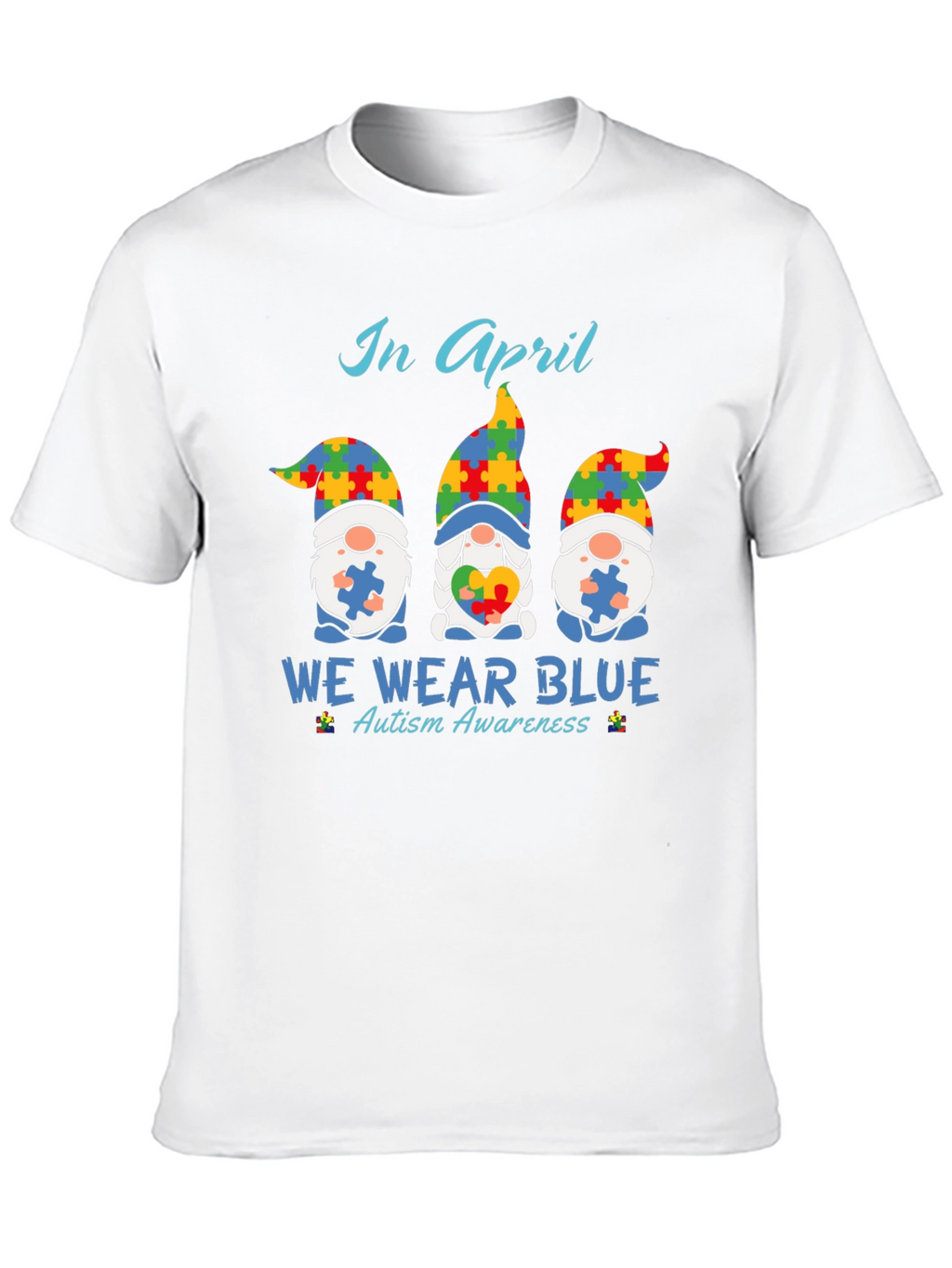 Autism Awareness Gnome T-Shirt
