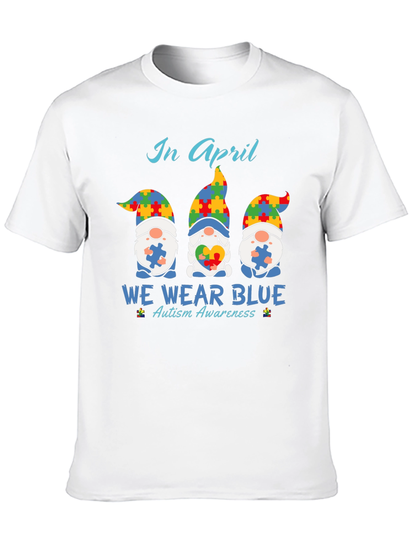 Autism Awareness Gnome T-Shirt