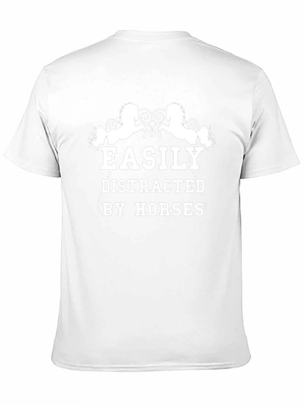 Easily Distracted By Horses Graphic T-Shirt