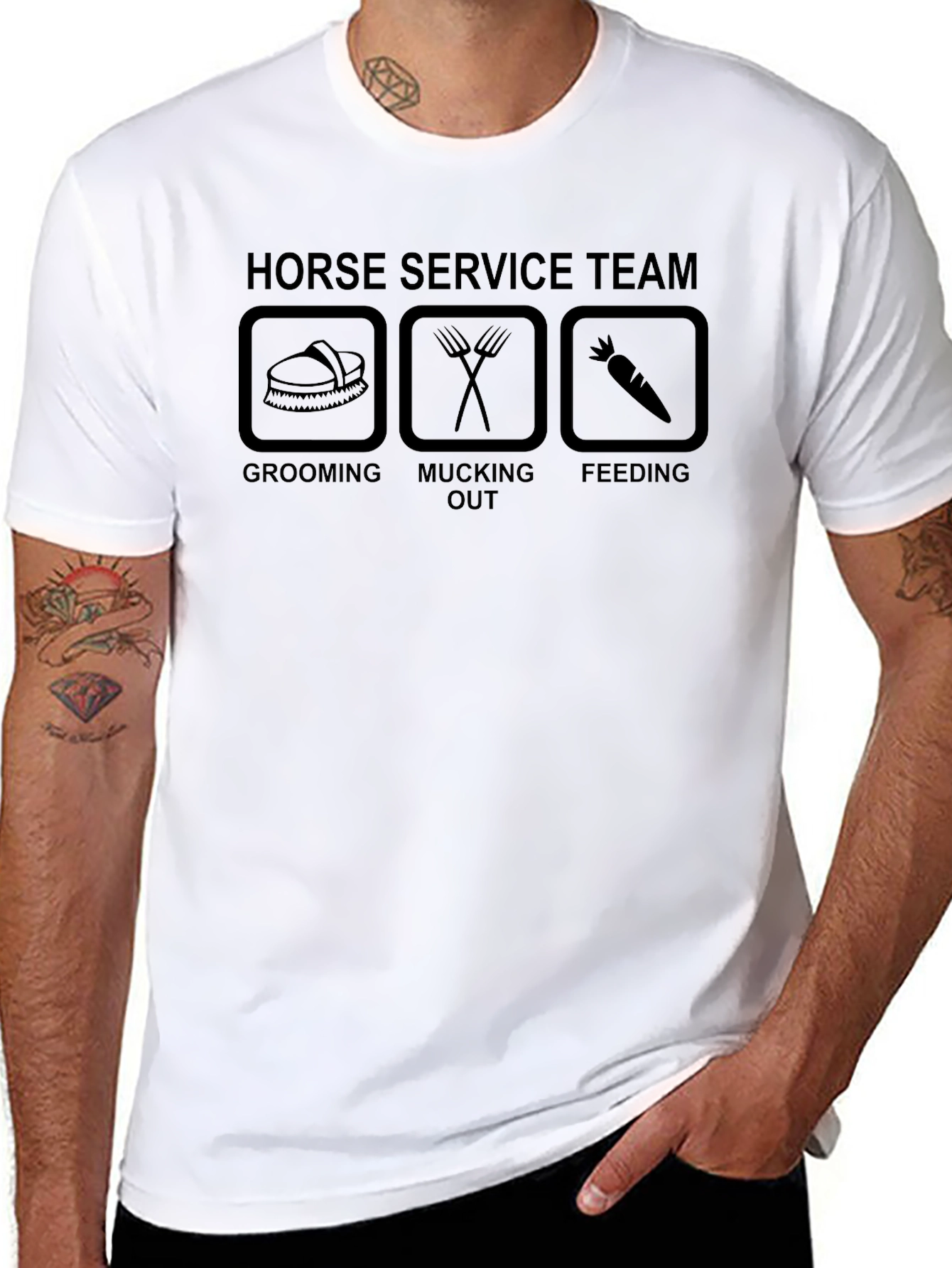 Horse Service Team Graphic Tee