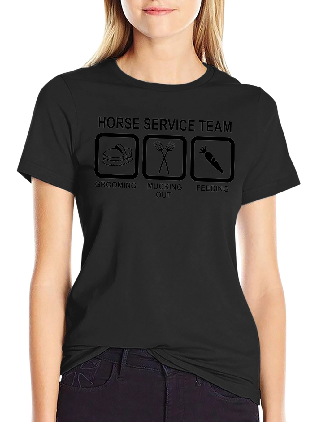 Horse Service Team Graphic Tee