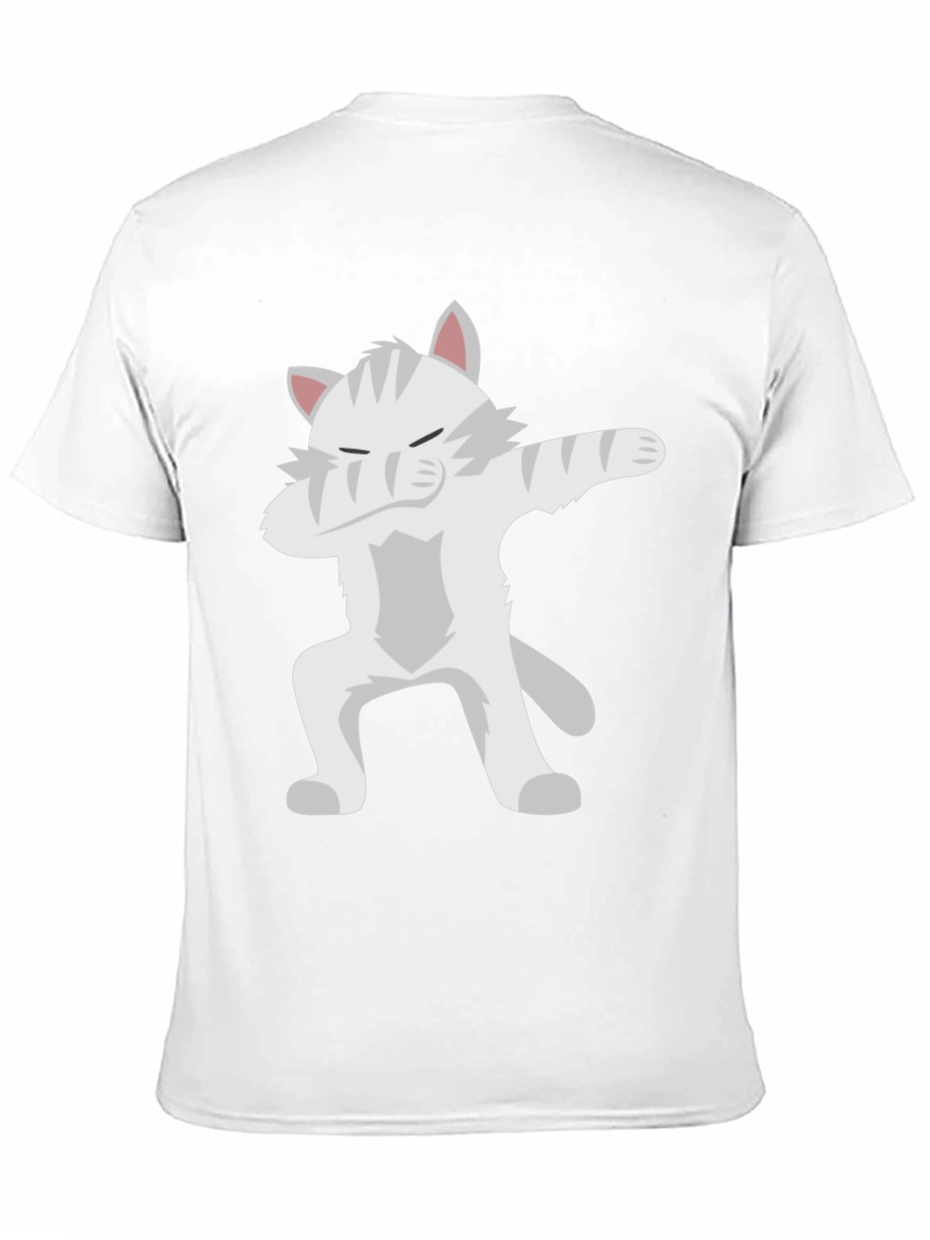 Dabbing Cat Graphic Tee - Black