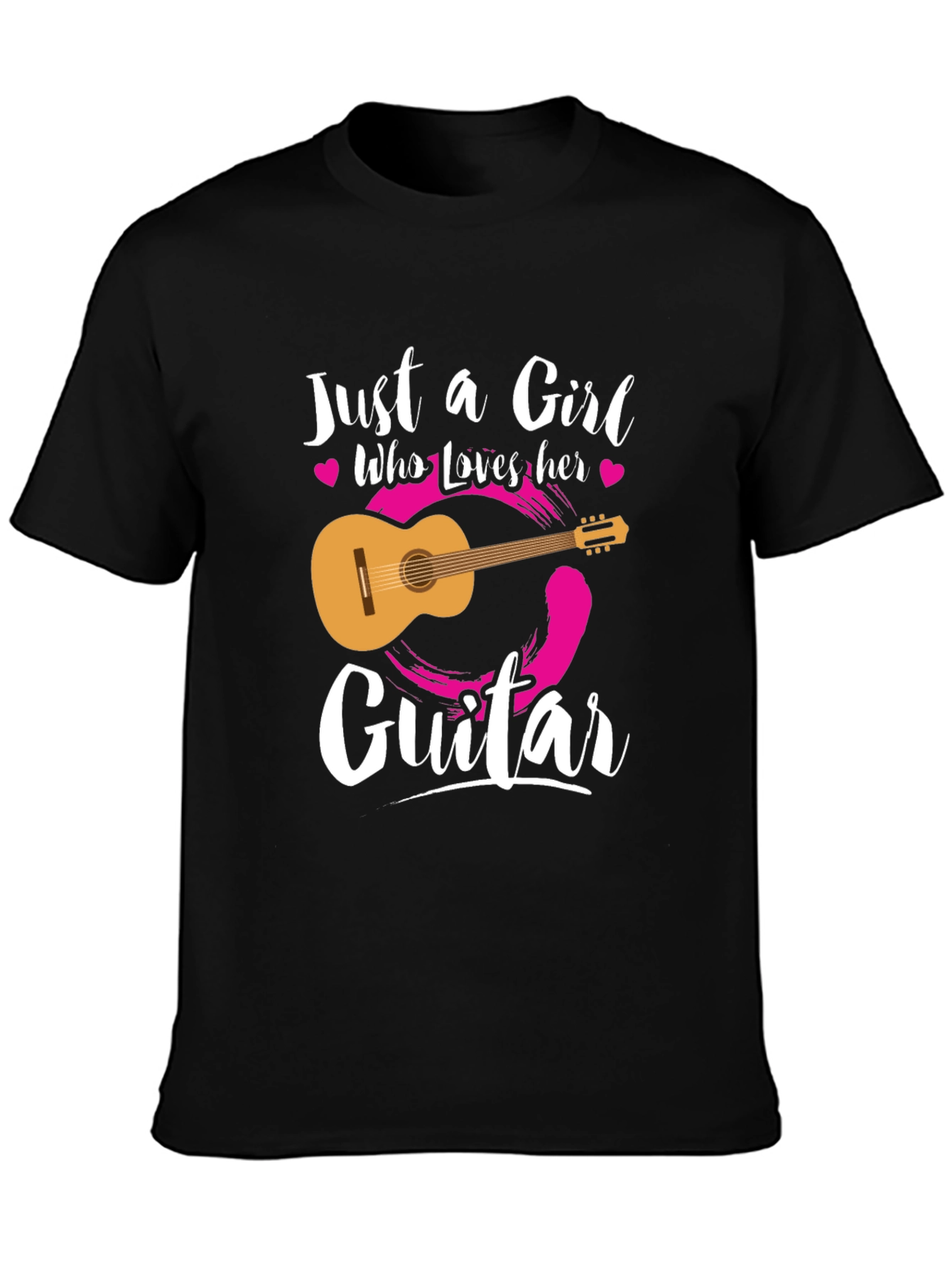 Just a Girl Who Loves Her Guitar T-Shirt