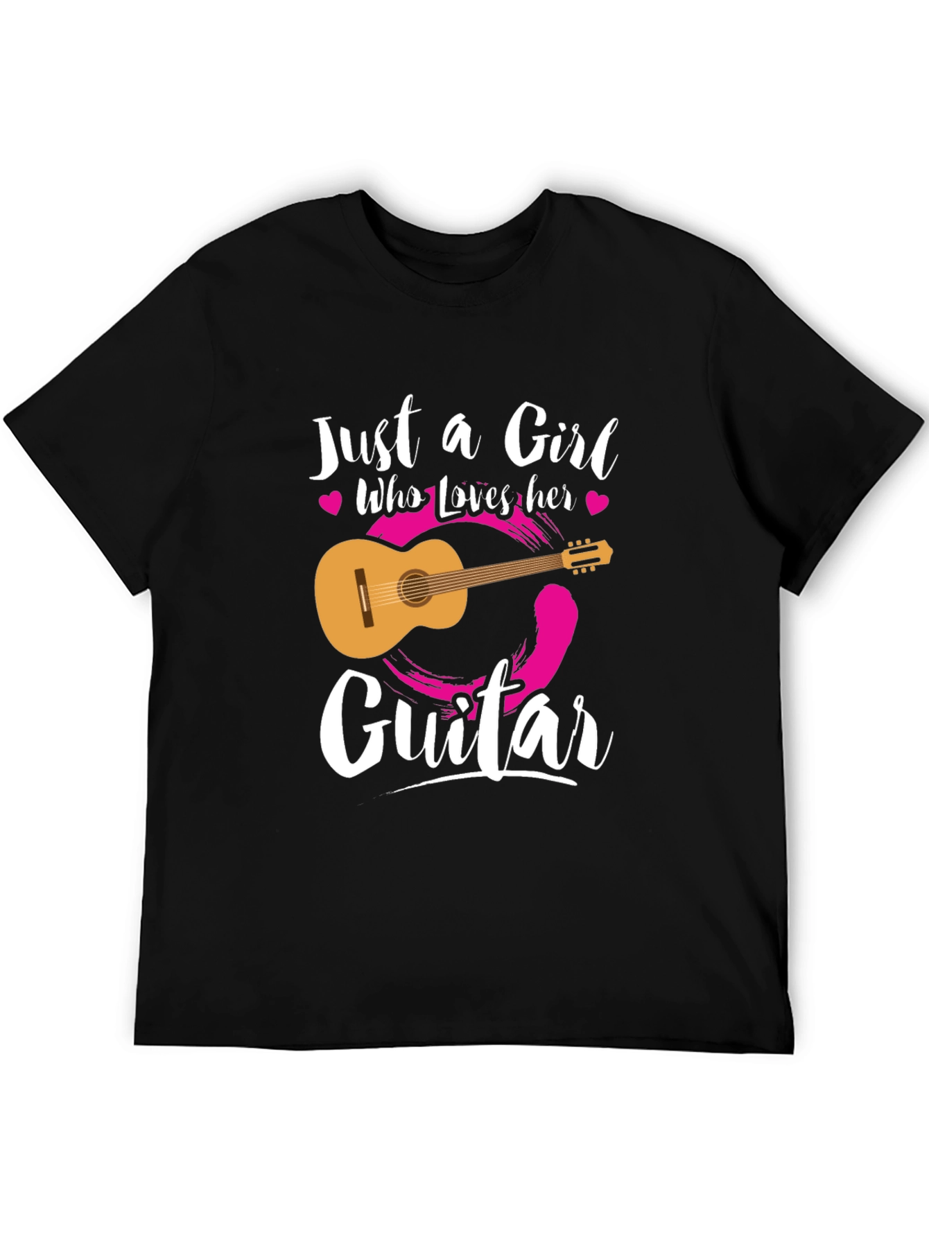 Just a Girl Who Loves Her Guitar T-Shirt