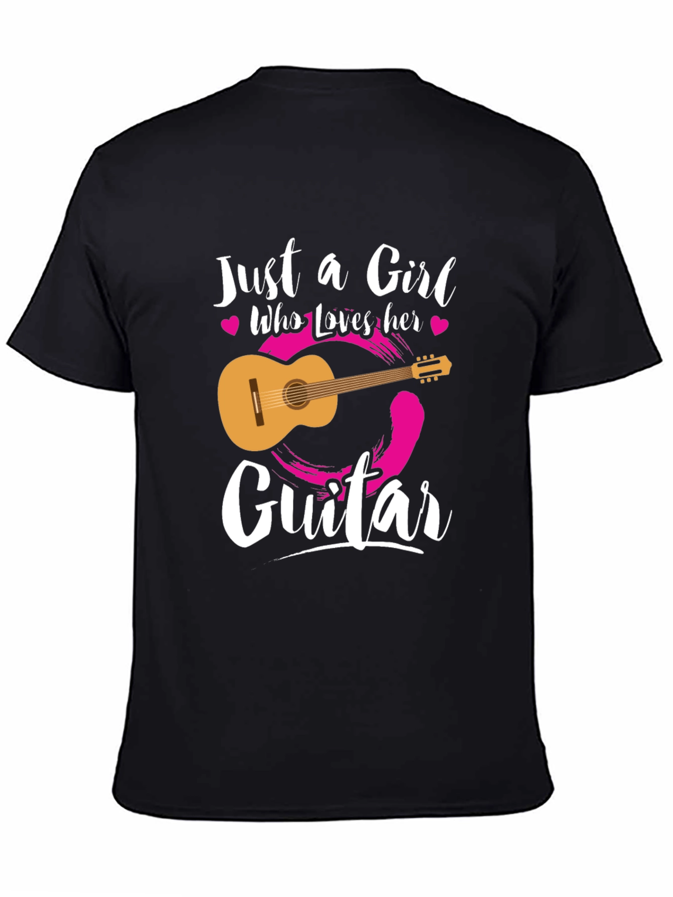 Just a Girl Who Loves Her Guitar T-Shirt