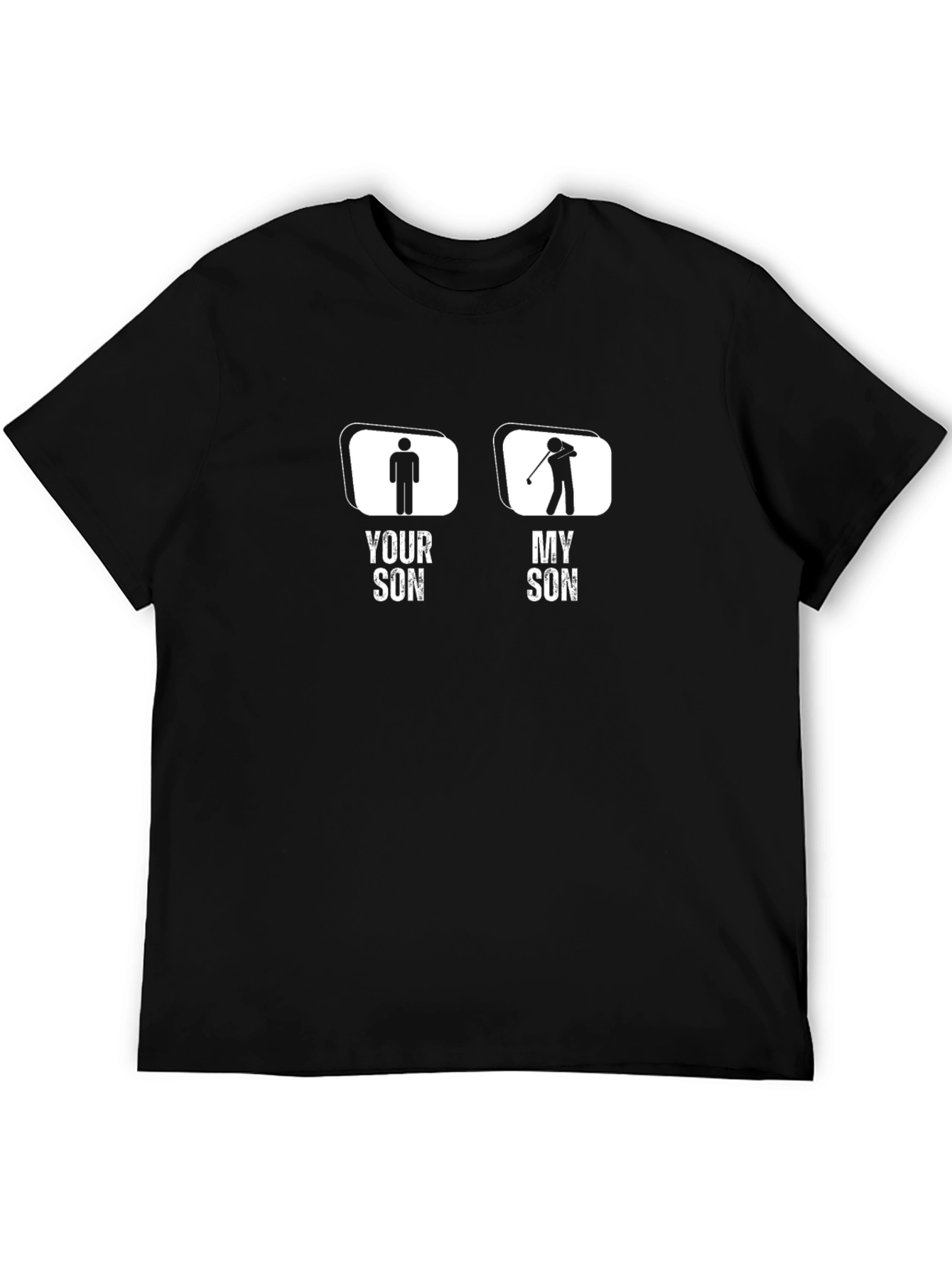 Funny Golf Son T-Shirt - Your Son vs My Son Tee