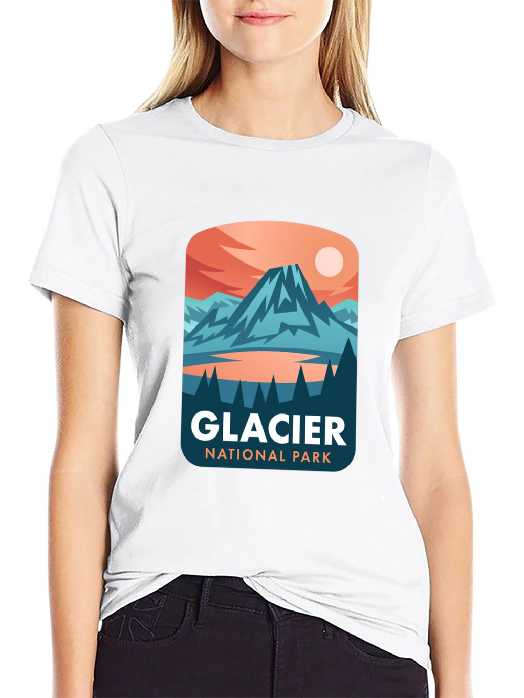Glacier National Park Graphic T-Shirt